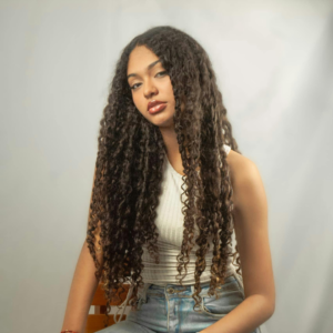 Deep Curly Temple Hair